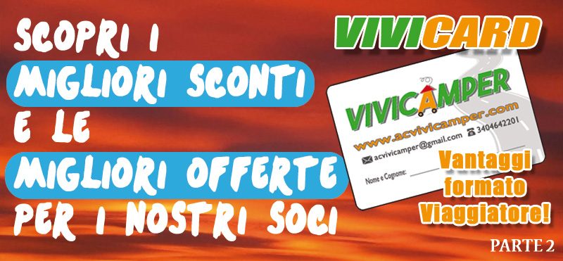 Sconti Vivicamper –  migliori – parte 2