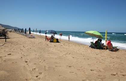 spiaggia delle dune di piscinas