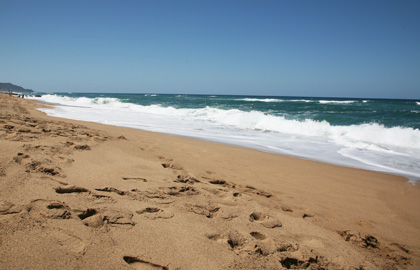 spiaggia delle dune di piscinas