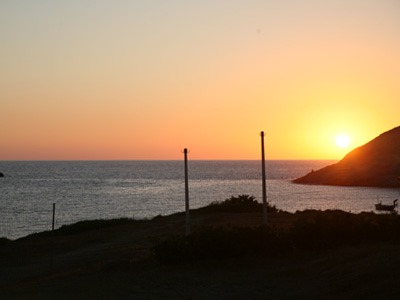 camping tonnara tramonto